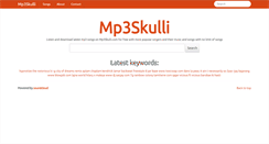 Desktop Screenshot of mp3skulli.com