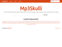 Tablet Screenshot of mp3skulli.com